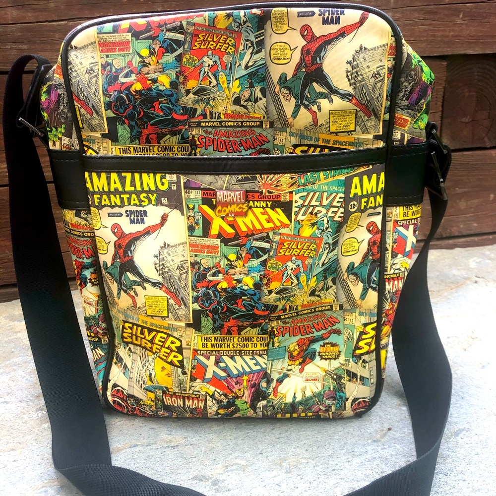 Marvel Retro Comic Messenger Bag